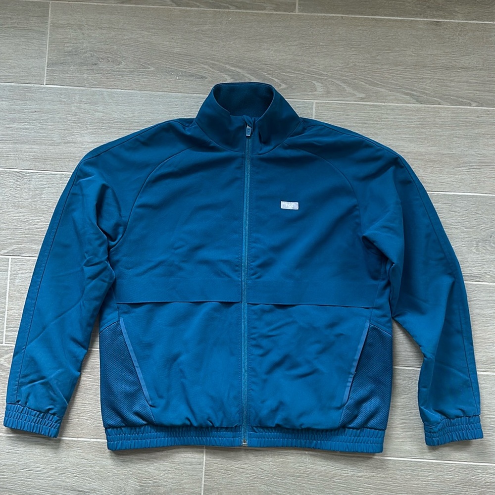Figs Sydney Scrub Jacket- Deep Reef- size xs